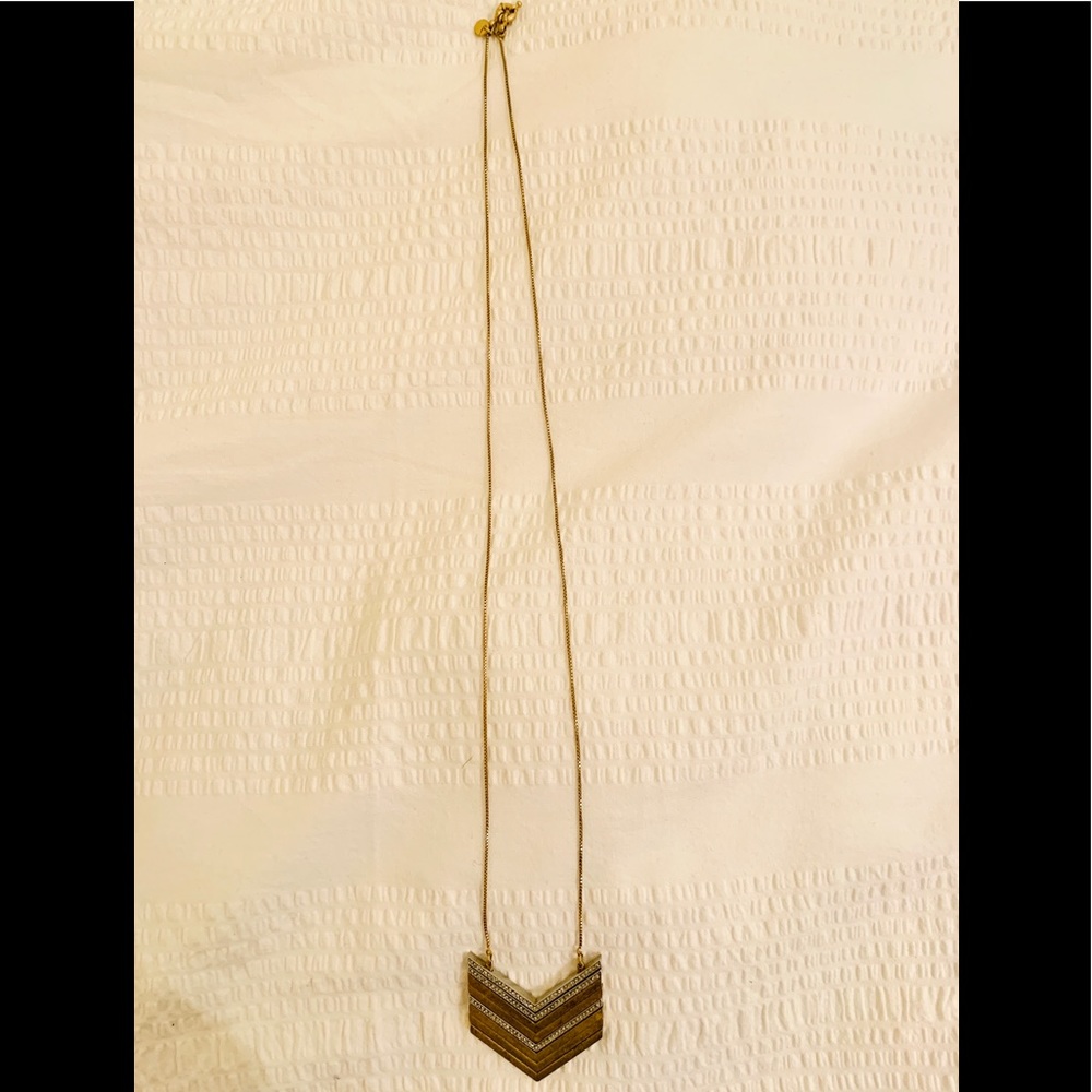 Mixed Metal Madewell Necklace - long